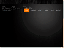 Tablet Screenshot of davebowersstudio.com